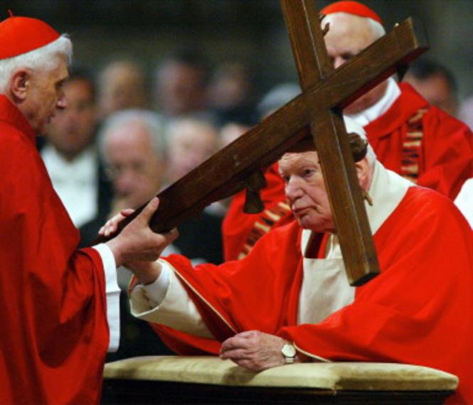 św. Jan Paweł II i kard. J. Ratzinger